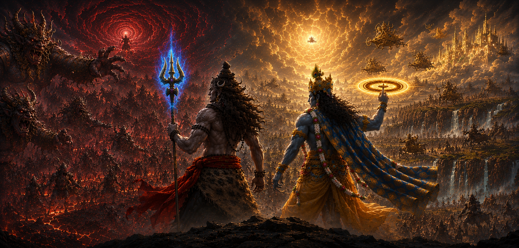 The Twelve Cosmic Wars of the Varaha Kalpa